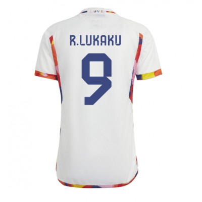 Pánský Fotbalový dres Belgie Romelu Lukaku #9 MS 2022 Venkovní Krátký Rukáv